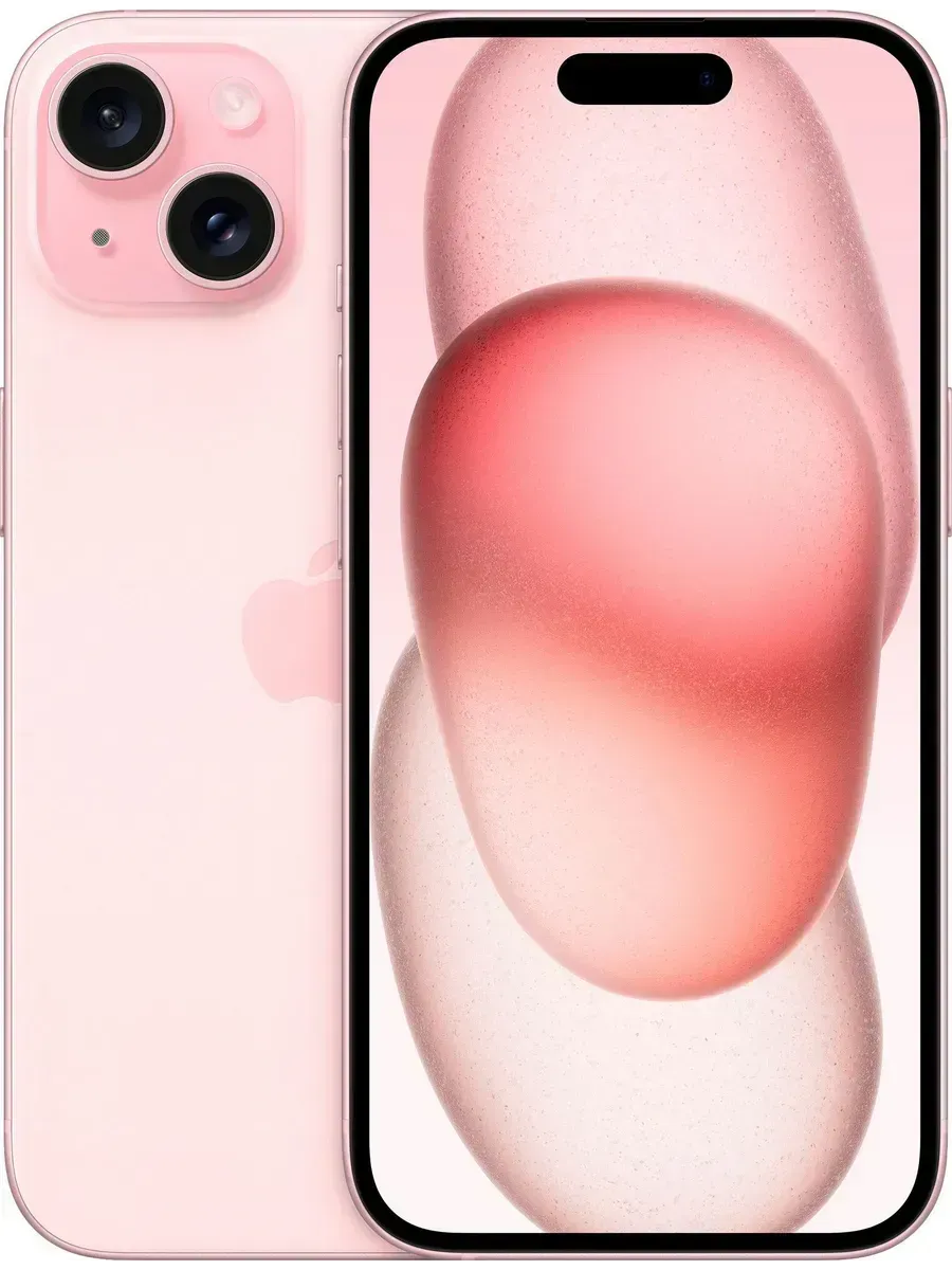 Apple Смартфон iPhone 15 256GB,nano SIM + eSIM, Pink