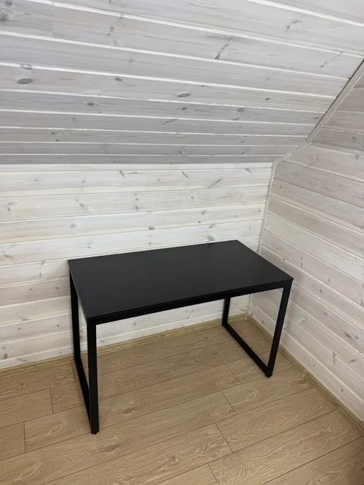 BoldLoft Стол лофт 120 х 60 см письменный черный, 120x60 см, фото 4