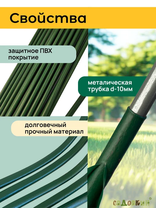 Дуги парниковые, Длина 1.5м (12 штук), 2,5 м, фото 3