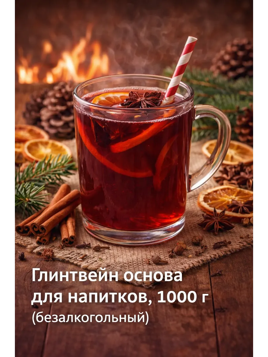 Глинтвейн основа для напитков, 1000 г (безалкогольный)