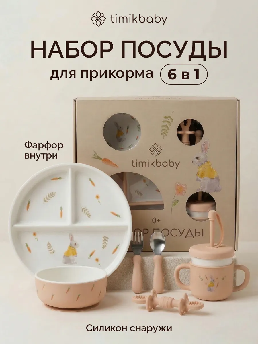 Набор детской посуды для кормления