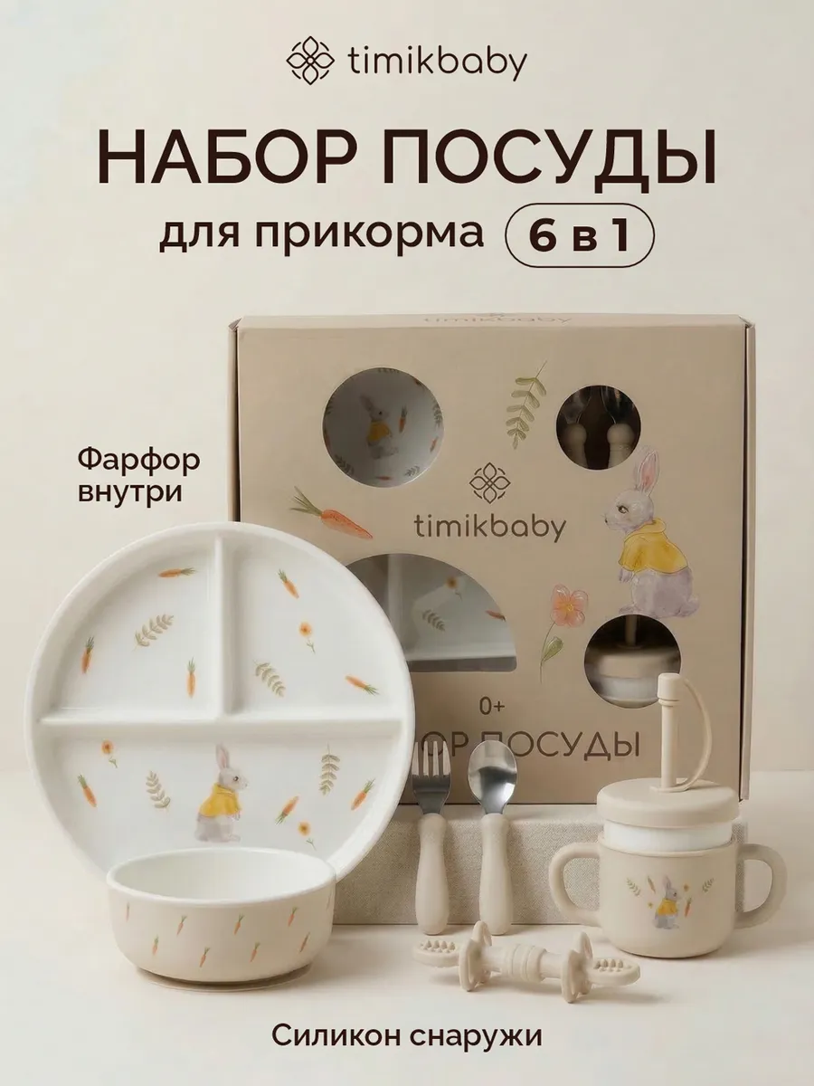 Набор детской посуды для кормления
