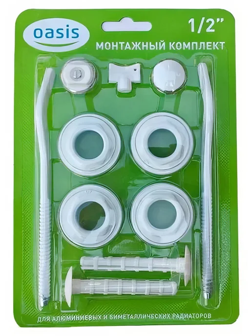 Комплект монтажный 1 2, белый, фото 2