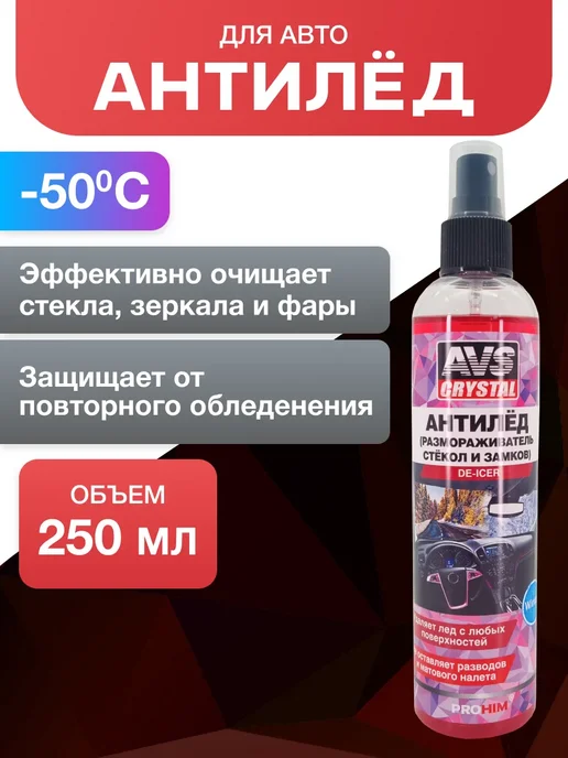 Автотовары-Даром 77 Размораживатель стекол и замков антилед для автомобиля 250мл, 250 мл