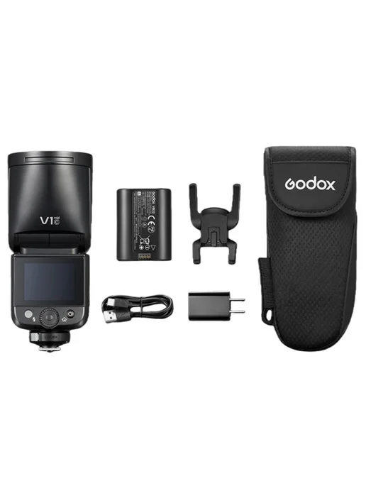 Godox Вспышка V1mid-C TTL круг.гол. для Canon, вариант, фото 2