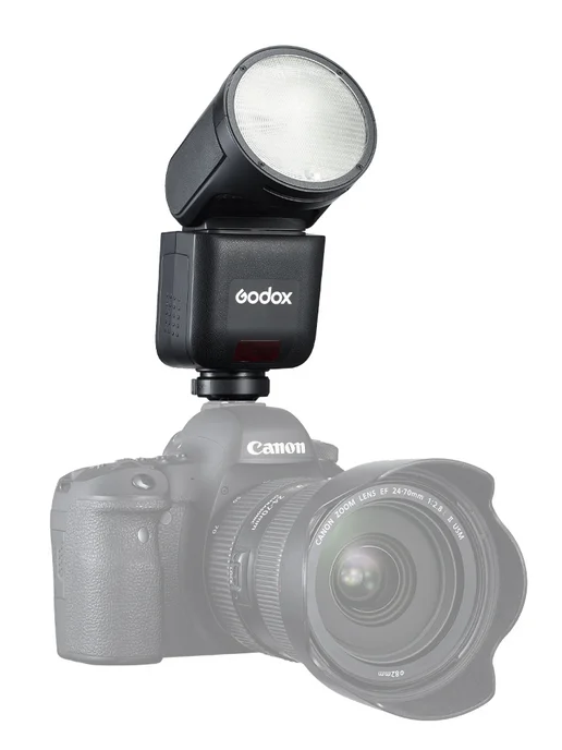 Godox Вспышка V1mid-C TTL круг.гол. для Canon, вариант, фото 3