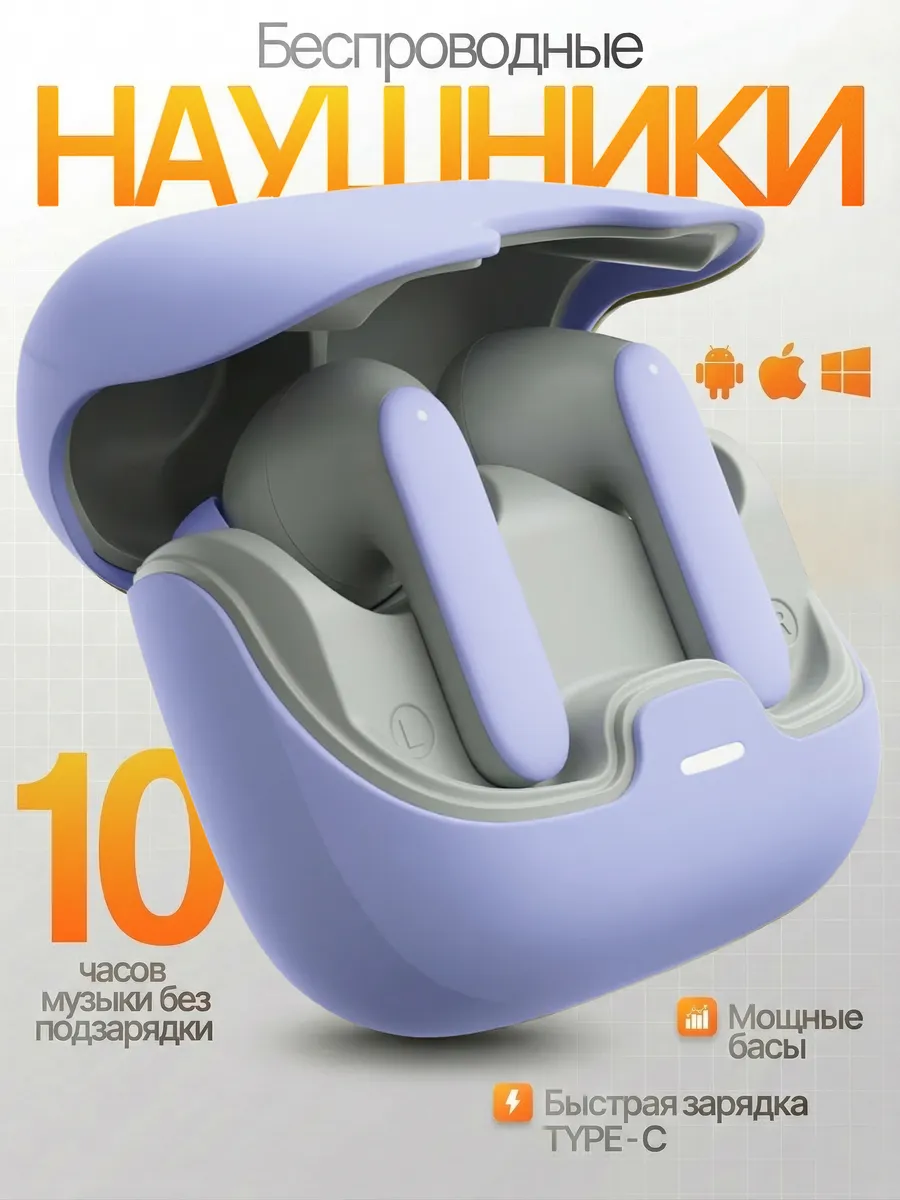 Наушники беспроводные для андроид и iphone