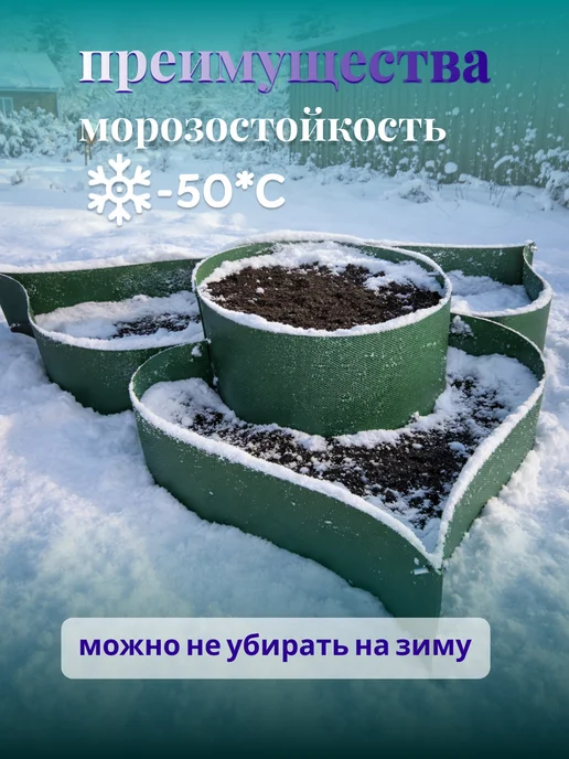 МиксГарден Клумба садовая для цветов, зеленый, фото 2