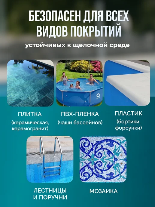 РОСАТЕК Средство для чистки бассейнов ватерлинии, вариант, фото 5