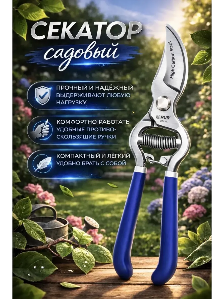 Секатор садовый ручной