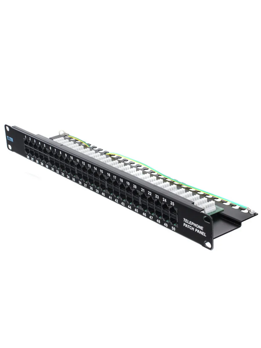 Патч-панель TWT-PP50TEL45 1U 50 портов