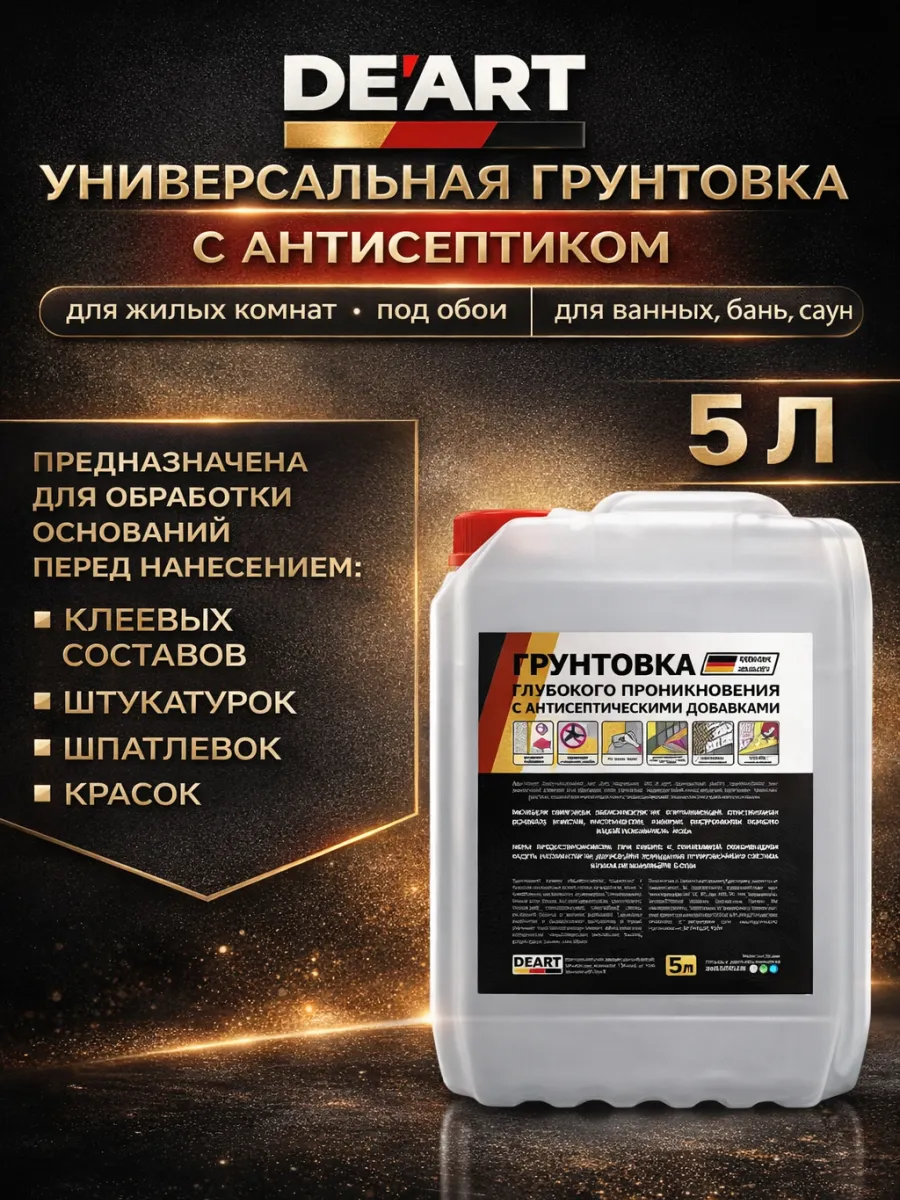 Грунтовка универсальная для стен 5л