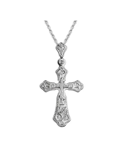585Gold Крестик серебро 925 пробы, серебристый