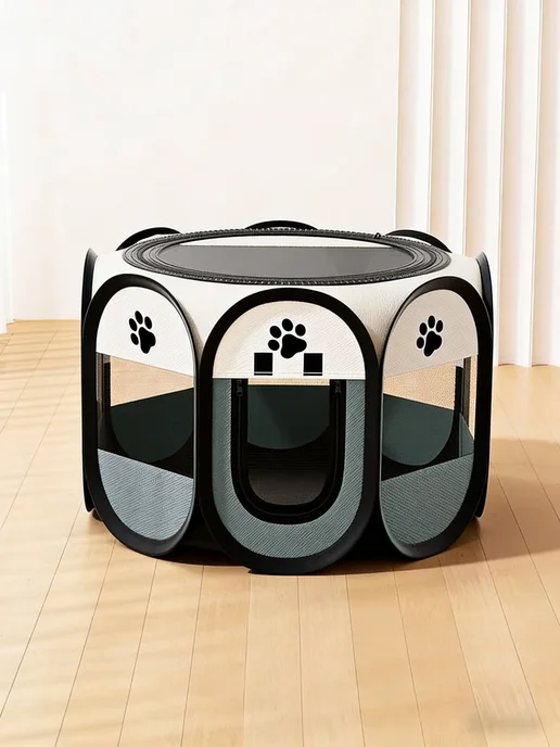 PetComfort вольер для собак, кошек, кроликов, бежевый, фото 4