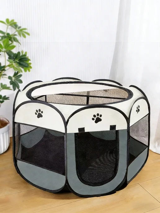 PetComfort вольер для собак, кошек, кроликов, бежевый, фото 7