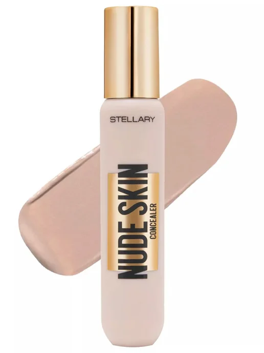 Stellary Консилер для лица и глаз Nude Skin Concealer, 03 Wet Sand, желтый, фото 4