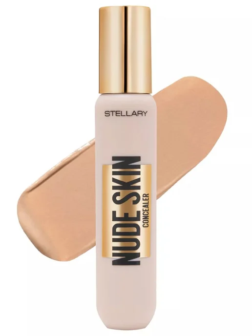 Stellary Консилер для лица и глаз Nude Skin Concealer, тон 04 Golden, желтый, фото 4