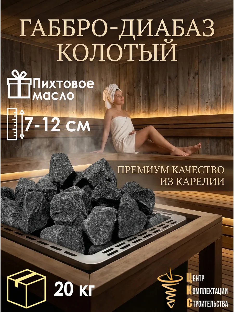 Габбро диабаз, колотый 7-12 см