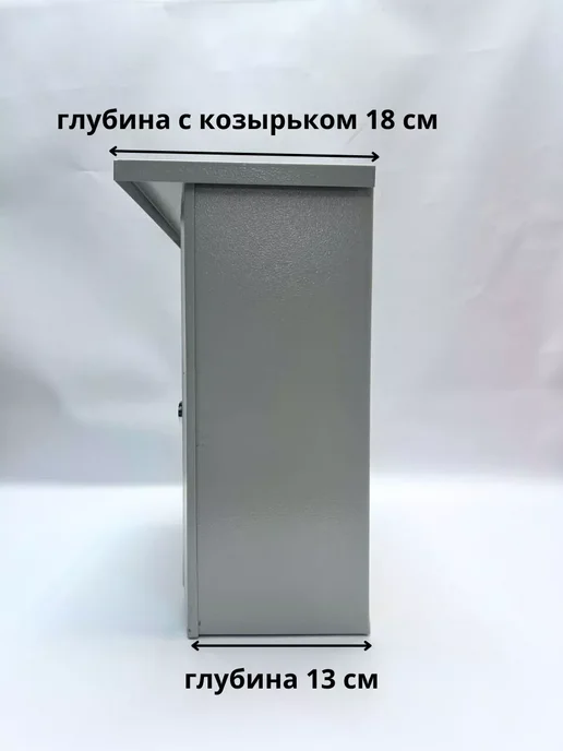 Щит металлический учетно электрический, серый, фото 2