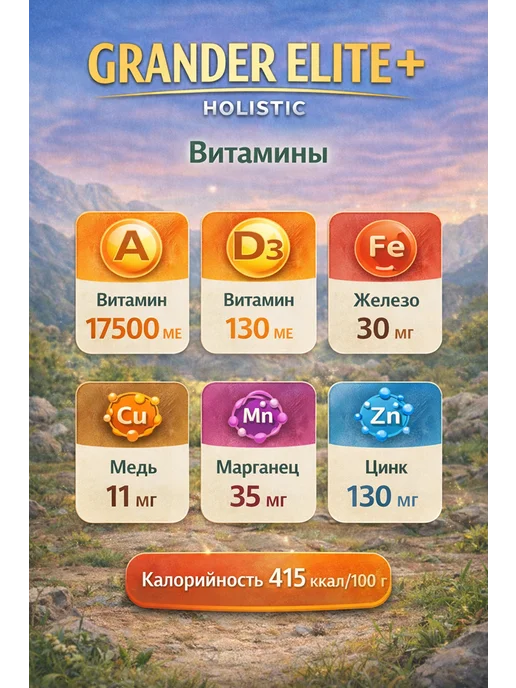 Сухой корм Усатая Страна Grander Elite для собак, 15 кг, фото 4