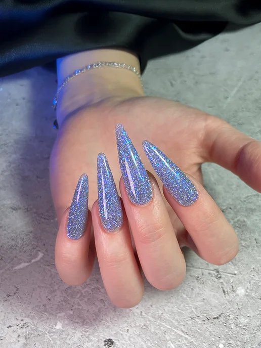 Monique gel-polish Гель лак для ногтей светоотражающий с блестками, вариант, фото 8