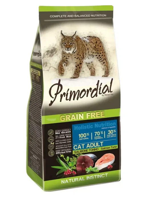 Сухой корм Primordial Кошек для собак, беззерновой, взрослые, 2 кг, фото 2