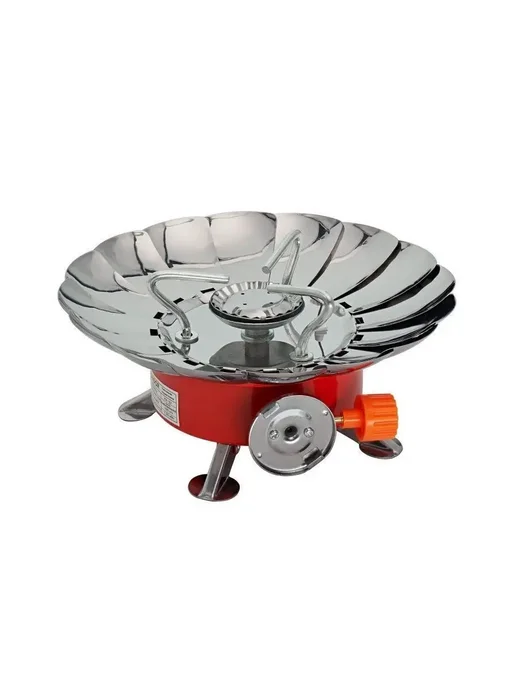 Горелка газовая туристическая, красный, фото 6
