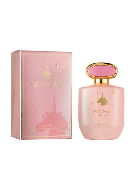 Духи Розовый 100ml, 100 мл, розовый