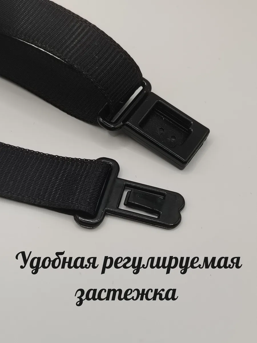 Галстук черный корейский стиль для девочки 006-0033Ч
