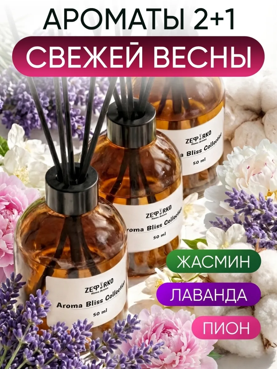 Диффузор для дома с палочками набор подарочный