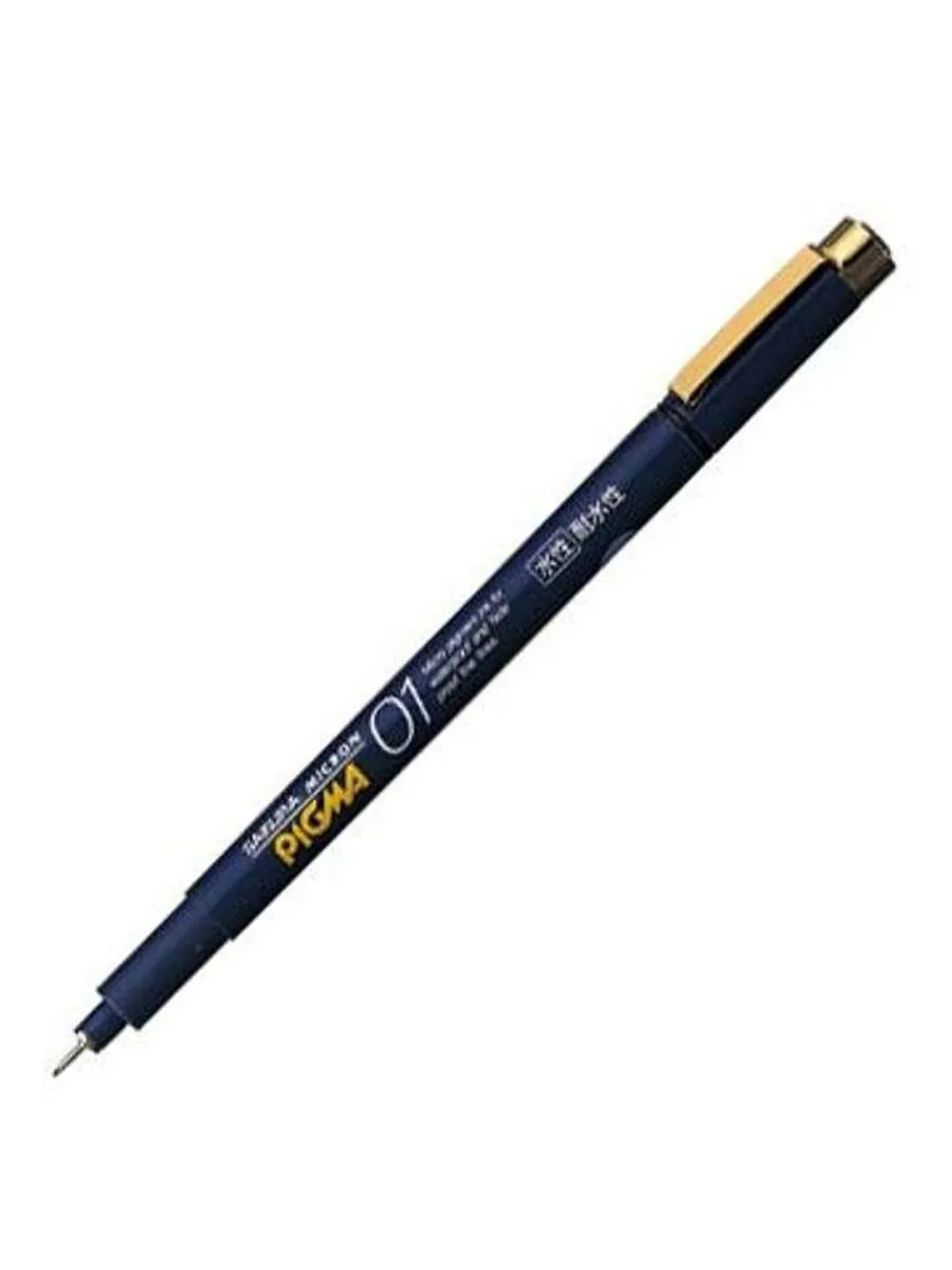Маркер Sakura Pigma Micron 0.1мм черный, 2 шт.