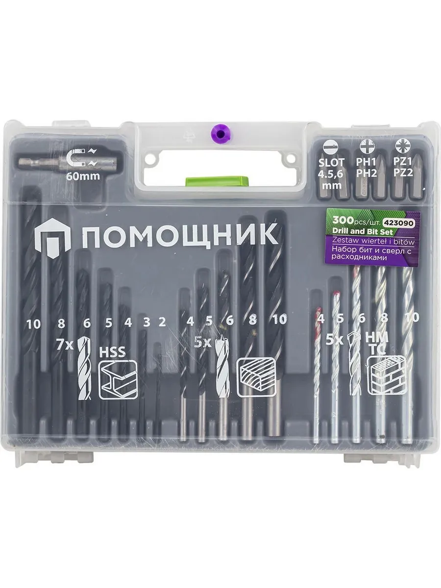Набор бит и сверл 423090(57814)