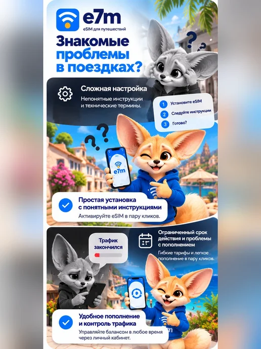 E7M eSIM ЮАР 1GB 7 дней интернет, 1 ГБ, фото 10