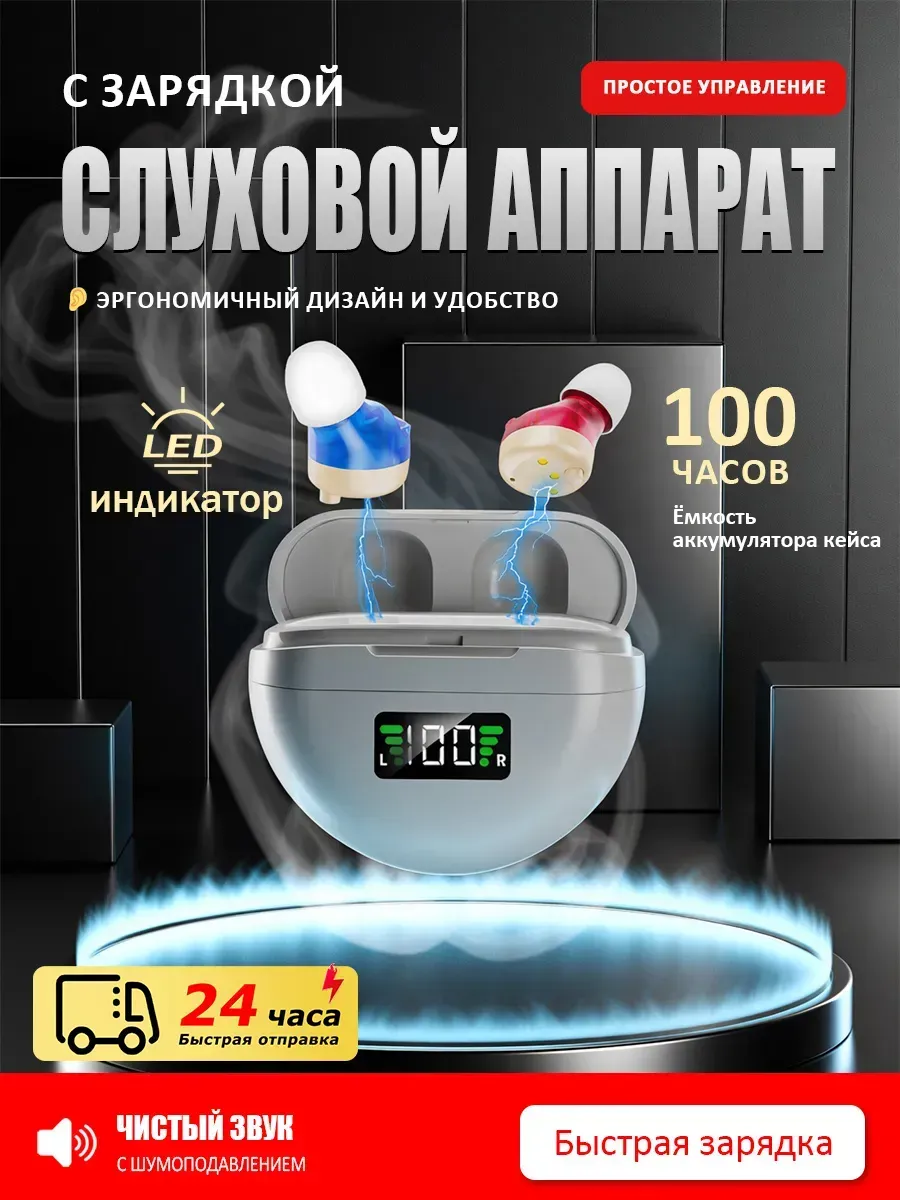 слуховой аппарат внутриушной цифровой