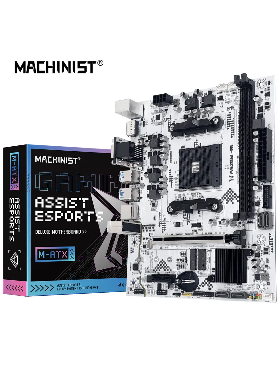 Machinst Новая модель Материнская плата A520M-GL AMD AM4 DDR4