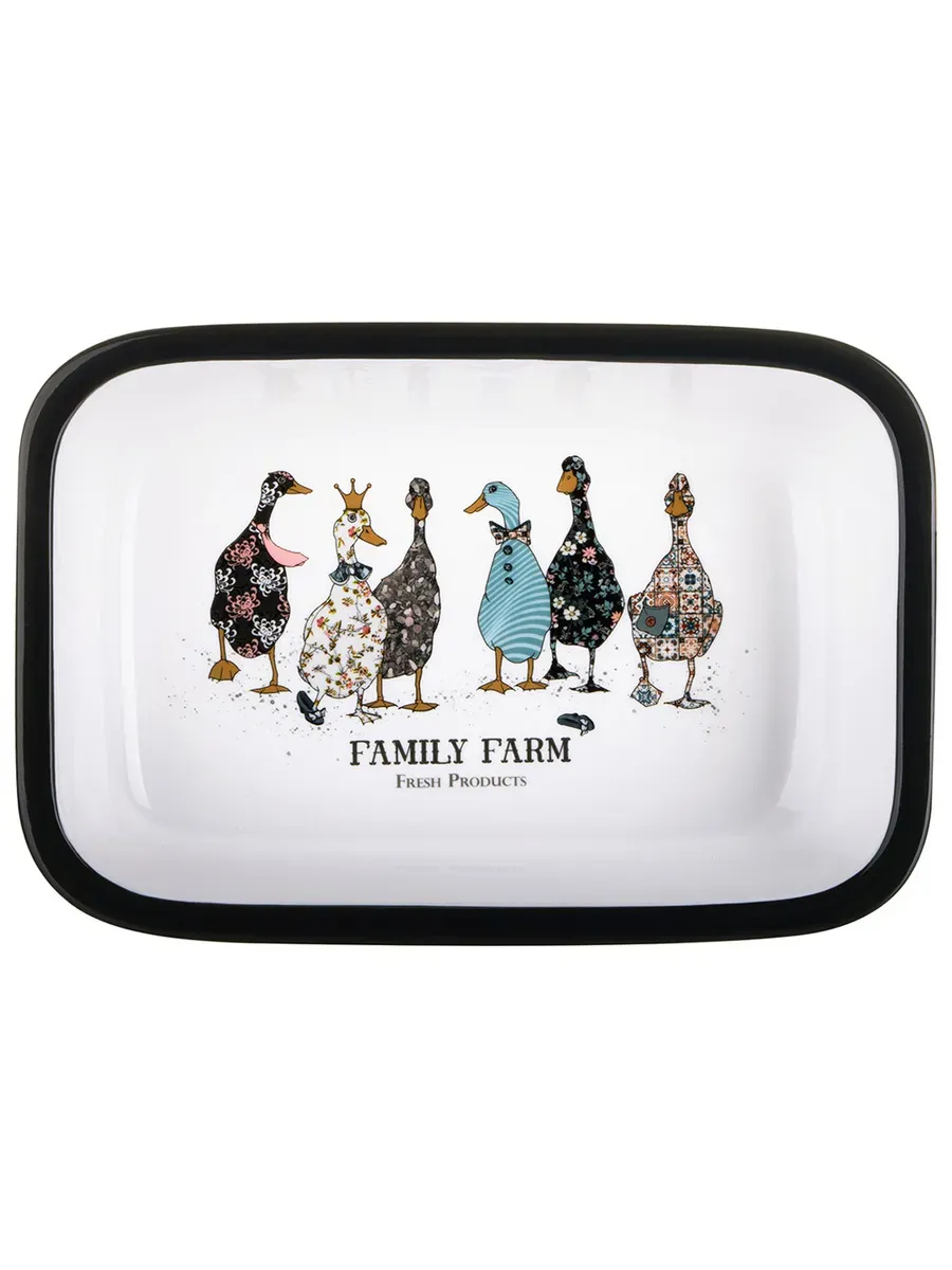 Блюдо фарфоровое "Family Farm", 800 мл