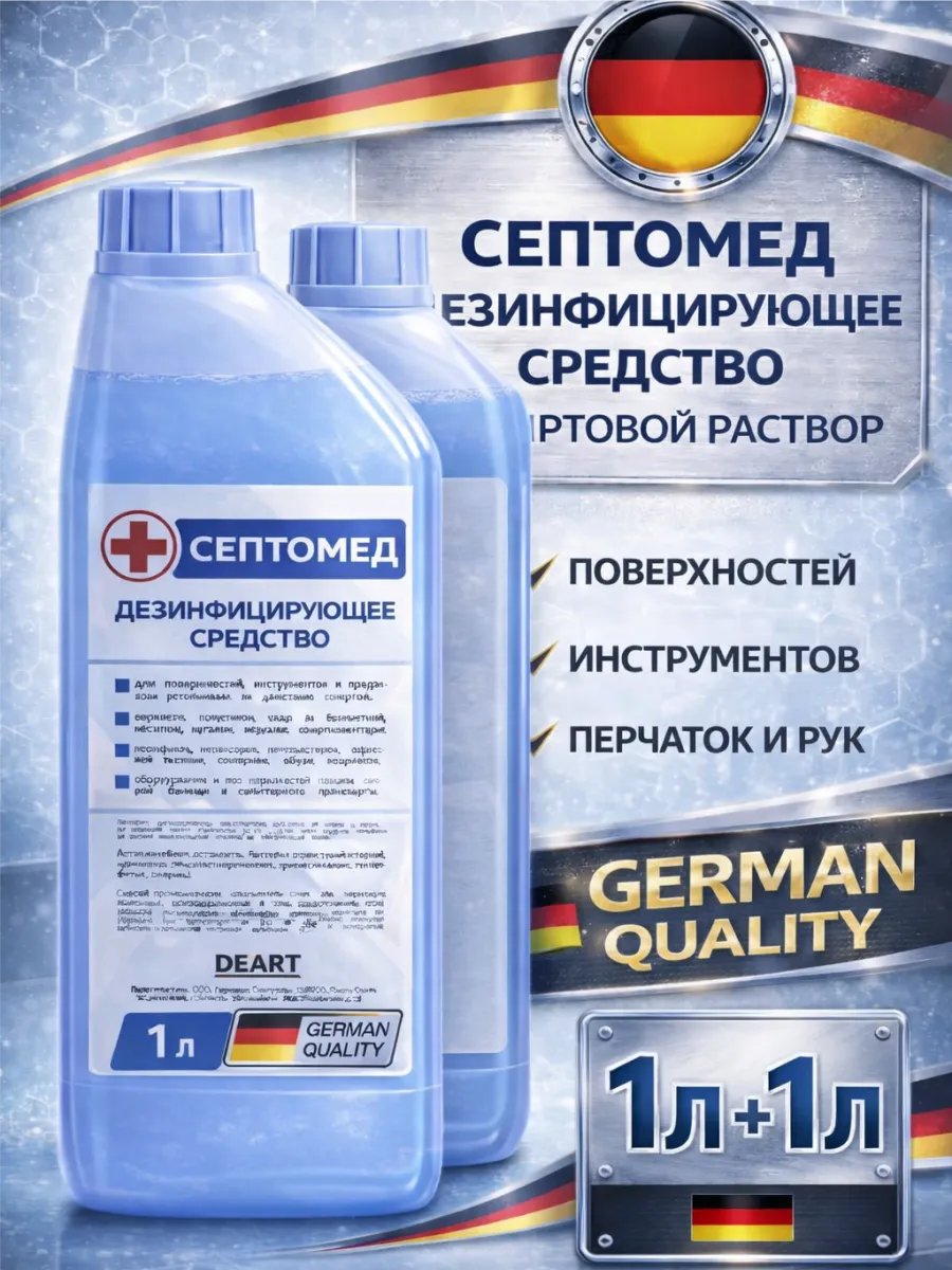 Антисептик СЕПТОМЕД спиртовой раствор 2л