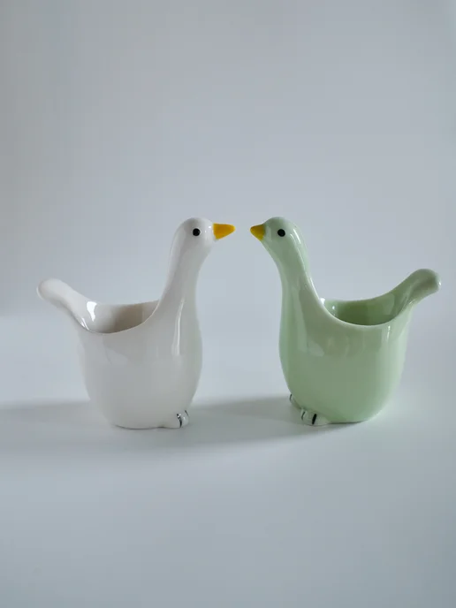 Thyme store Подставка керамическая для яйца «гусь», вариант, фото 5