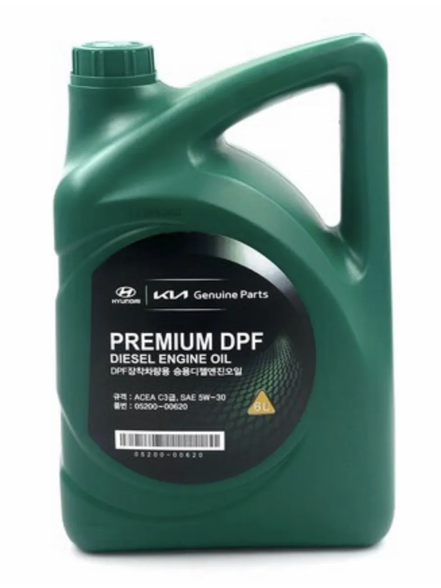 Масло моторное HYUNDAI/KIA PREMIUM DPF Diesel 5W-30 6л