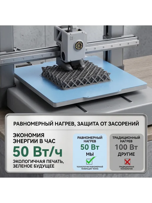 Bambu lab Холодная печатная пластина для 3D-печати A1 mini, размер 184…, голубой, фото 4
