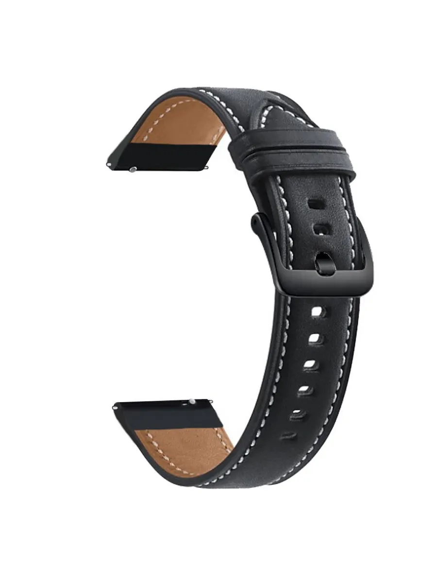 Ремешок кожаный 22 мм для смарт-часов Samsung Galaxy Watch