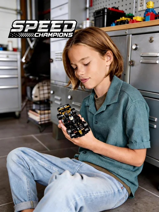 LEGO Mercedes F1 автомобиль-конструктор, черный, фото 4