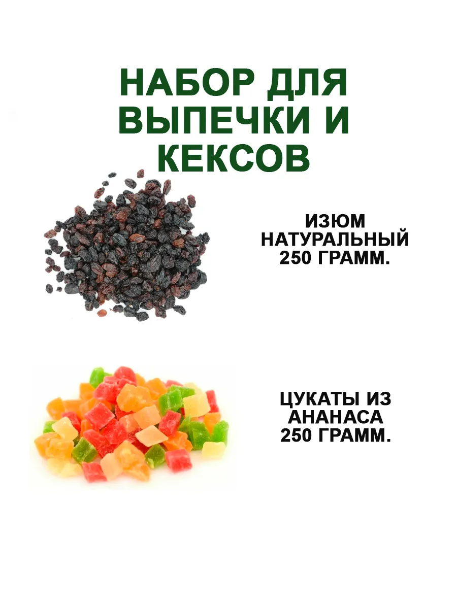 Изюм и цукаты для кулича