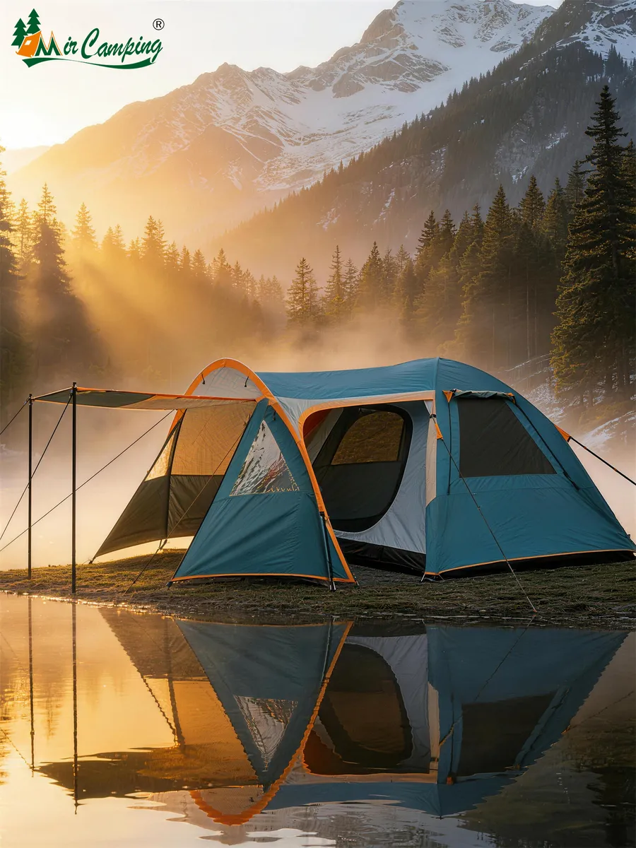 Палатка туристическая 4 местная с тамбуром Mir Camping - фото 3