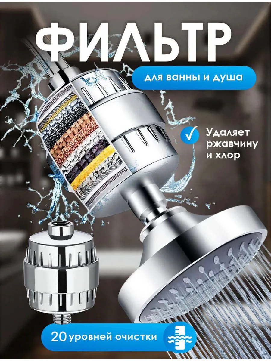 Фильтр для душа и ванны многоразовый