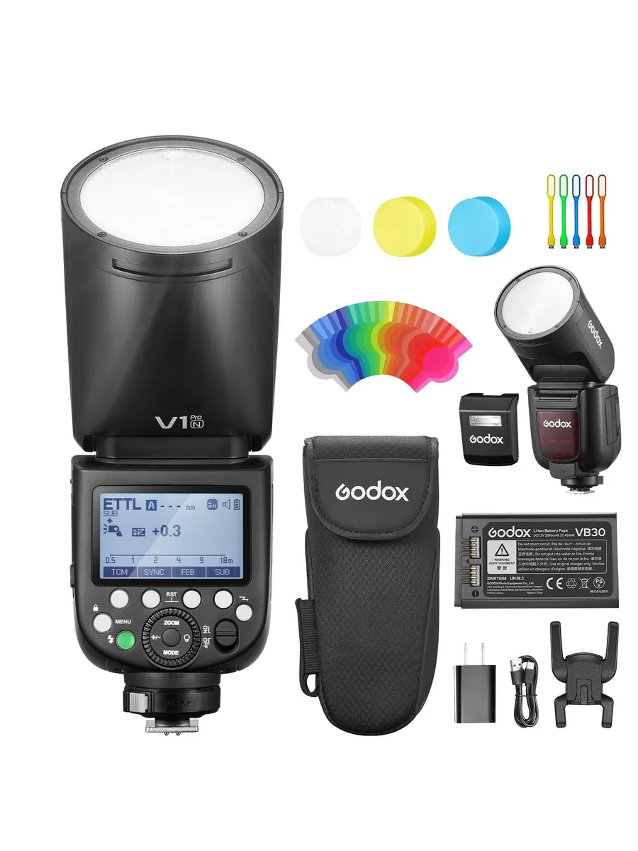 Вспышка Godox V1Pro-N для Nikon TTL HSS