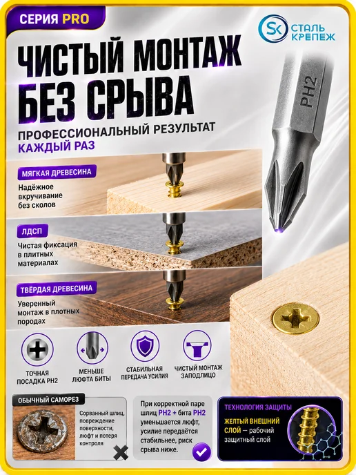 СтальКрепеж Саморезы по дереву желтые 41 мм 1кг, 1 кг, фото 7