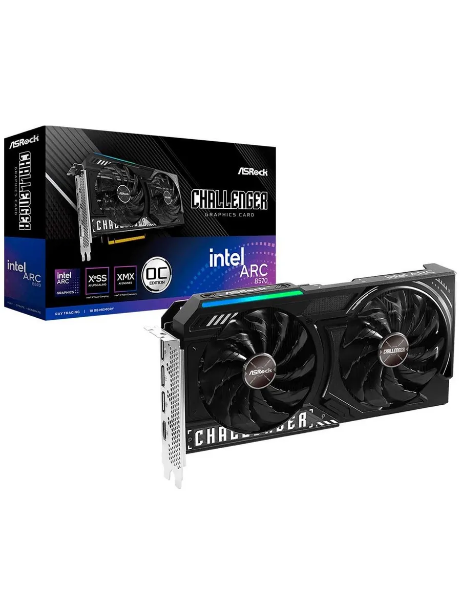Видеокарта Intel Arc B570 Challenger 10Gb OC (B570 CL 10GO)