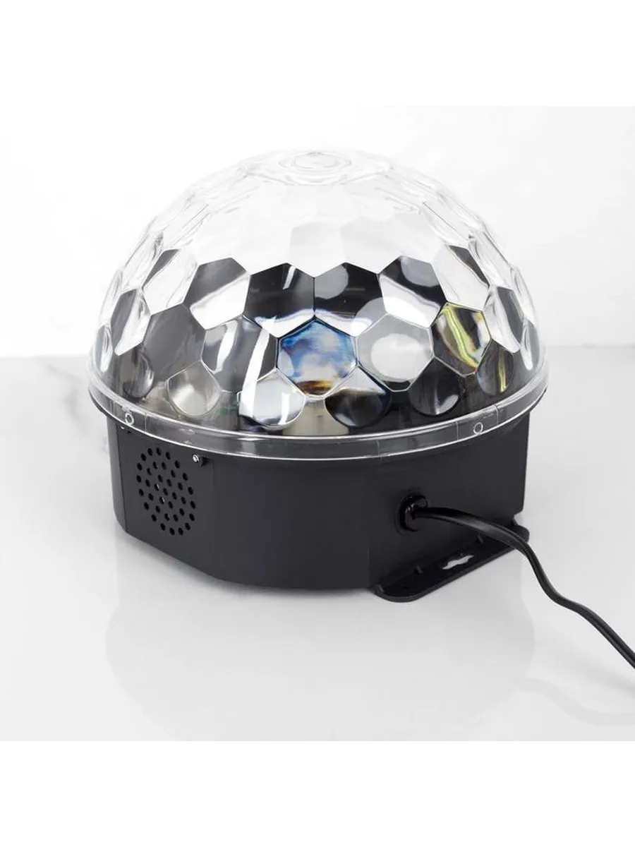 Яркий световой шар с динамиком и RGB подсветкой