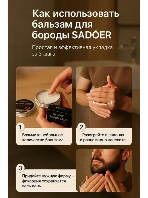 Noza26 Воск для укладки усов и бороды 20 мл, !, 20 мл, фото 3